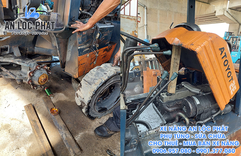 sửa chữa xe nâng tại huyện long điền
